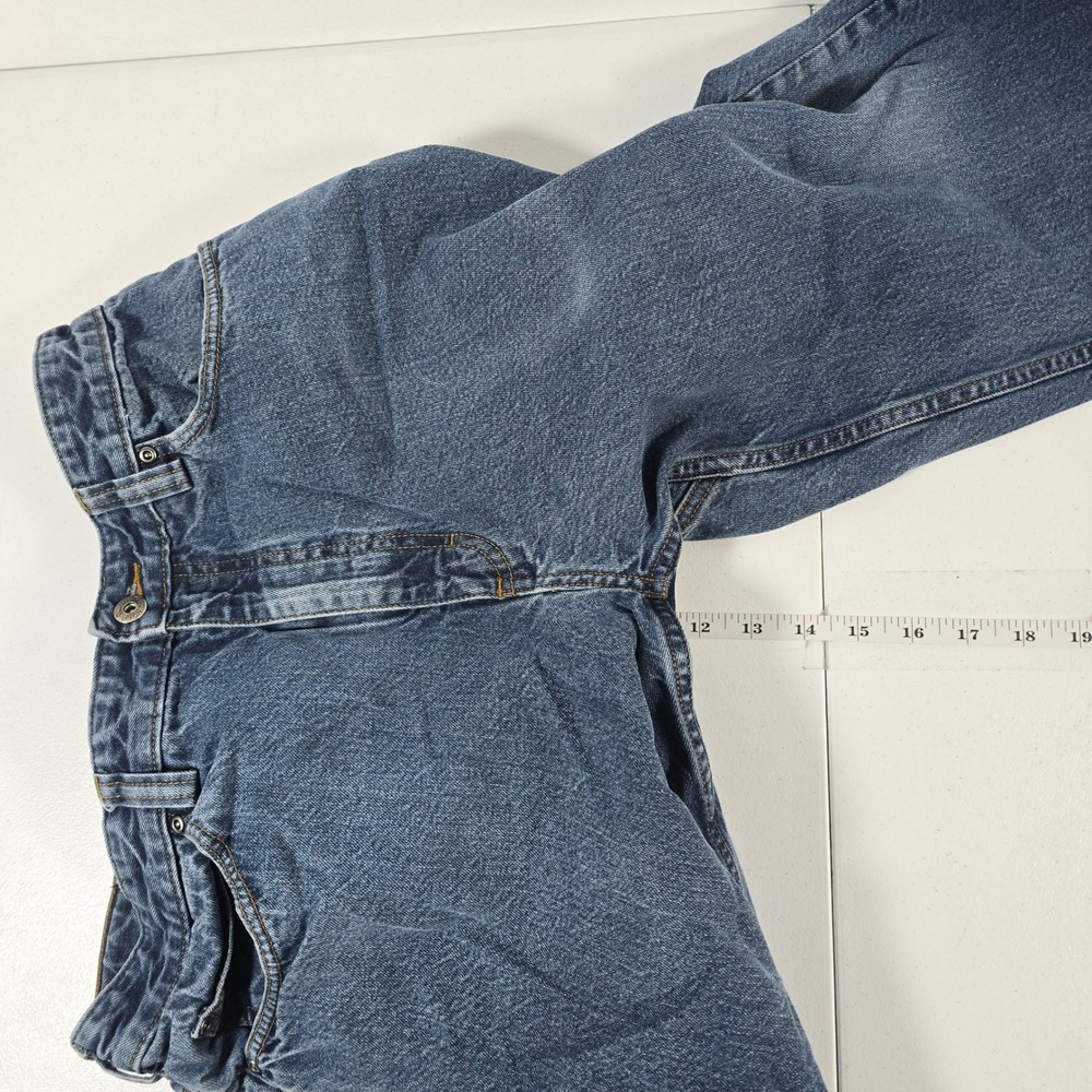 Duluth Trading Co Mens Jeans 36x30 Blue Denim Straight‎ Fit Cotton Work Casual - Picture 6 of 9